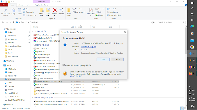 Cara Download Sublime Text 3 dan Pengenalanya