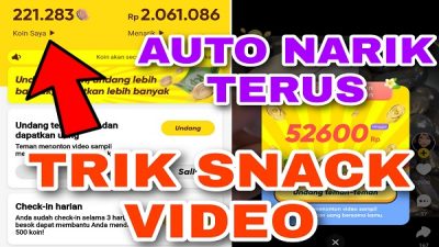 cara cepat dapat uang snack video