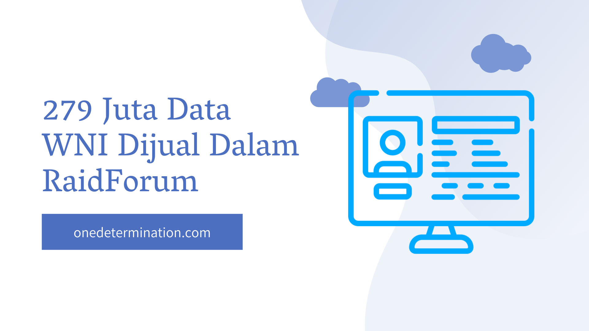 279 juta data dijual di raid forum