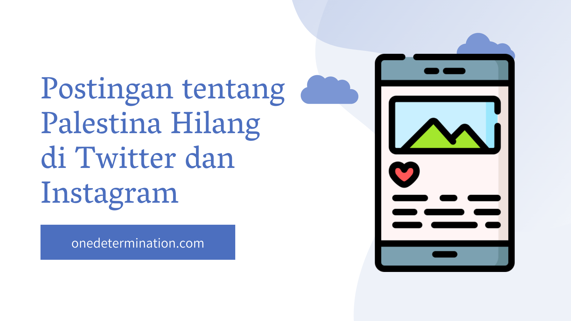 postingan tentang palestina dihapus