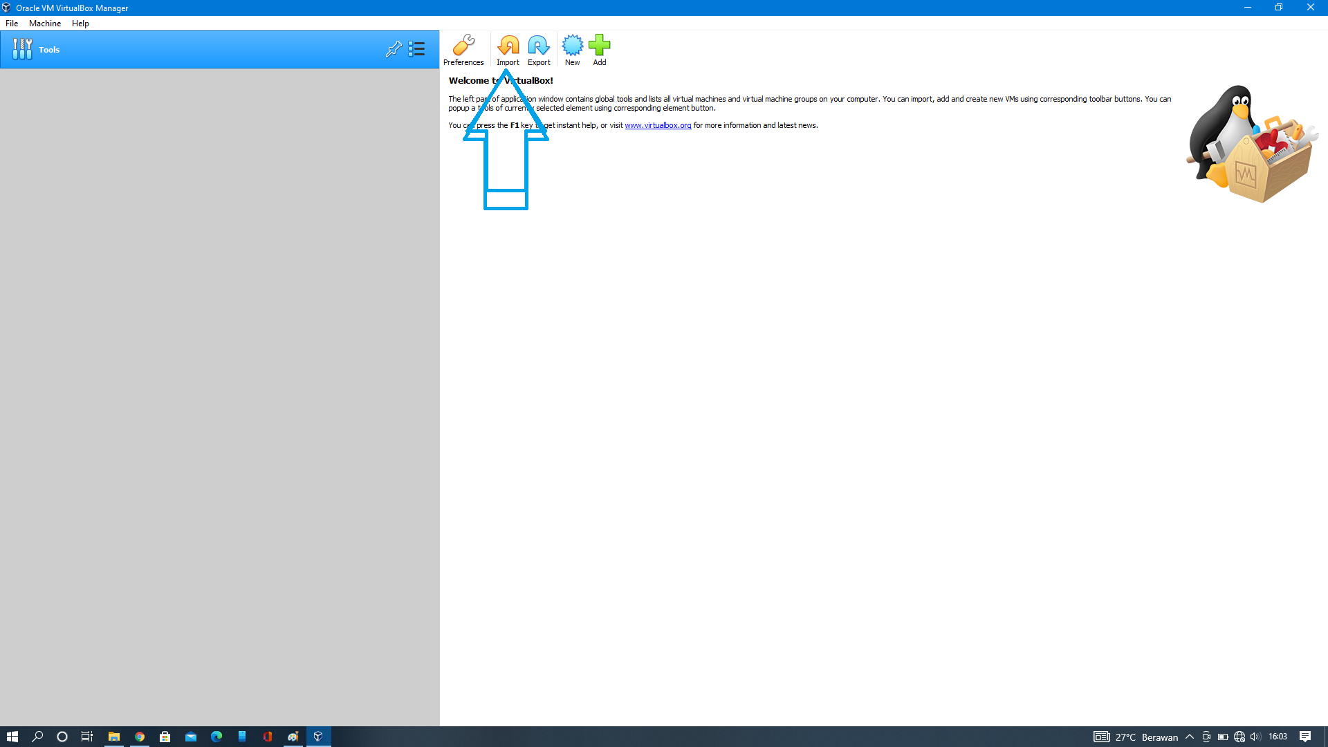 import kalilinux file
