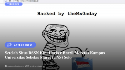 Setelah Situs BSSN Kini Hacker Brazil Meretas Kampus UNS Solo