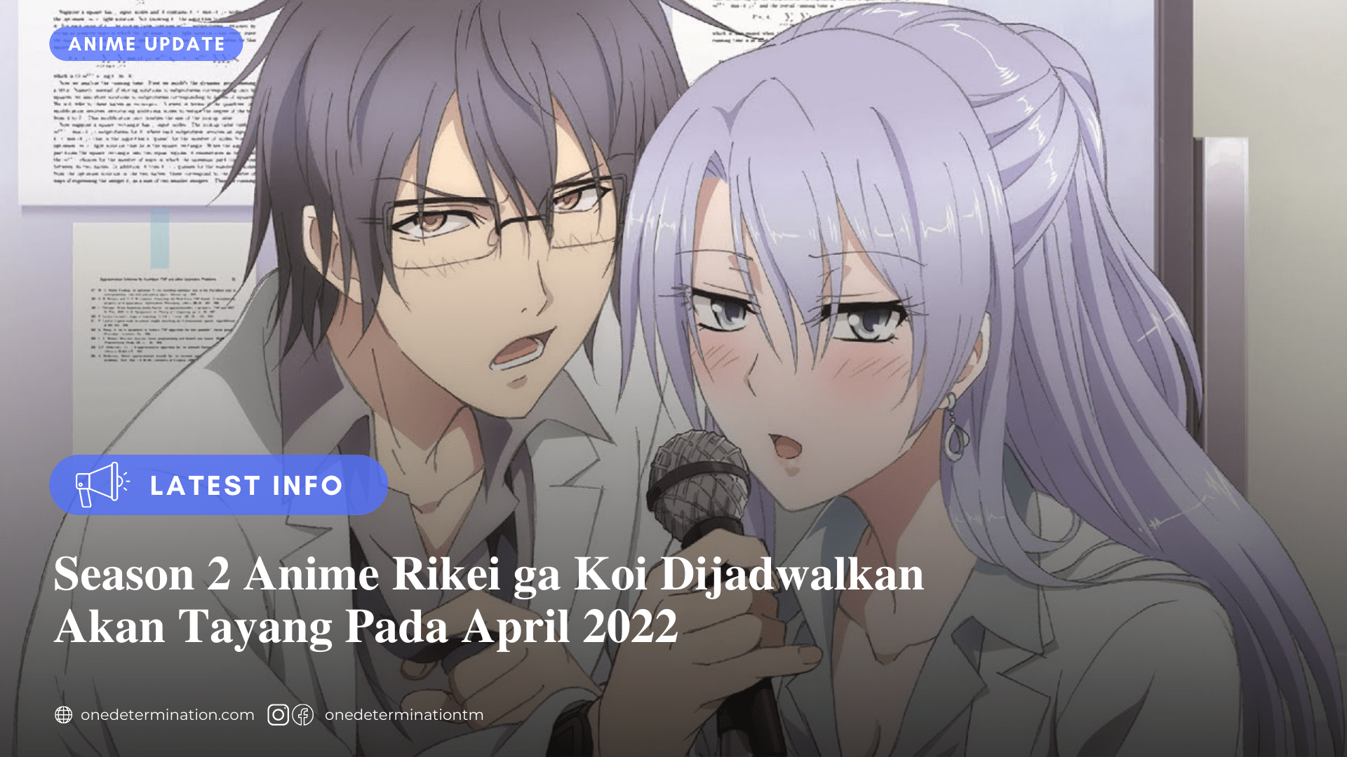 Anime Rikei ga Koi Season 2 Tayang Pada April 2022