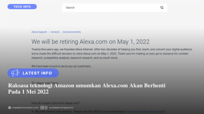 Alexa.com Akan Ditutup Pada 1 Mei 2022