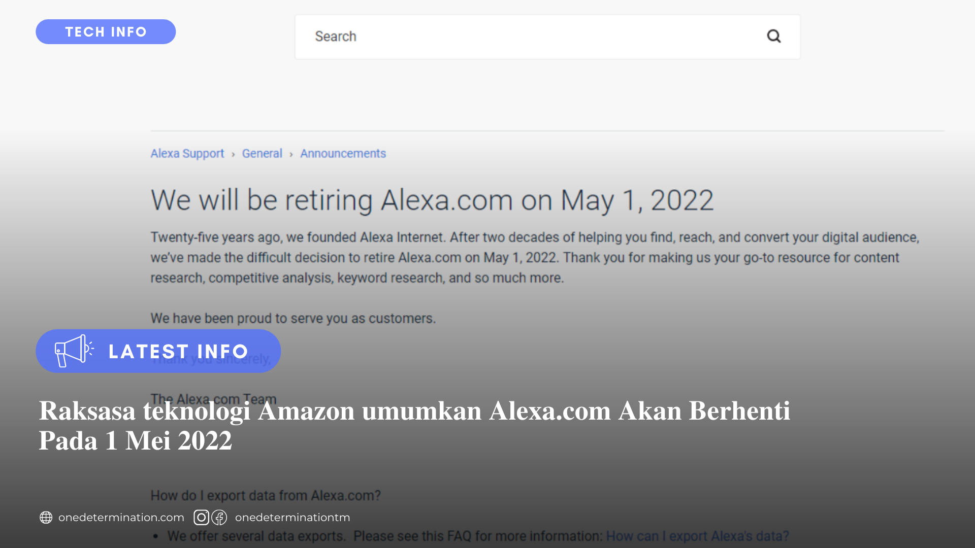 Alexa.com Akan Ditutup Pada 1 Mei 2022