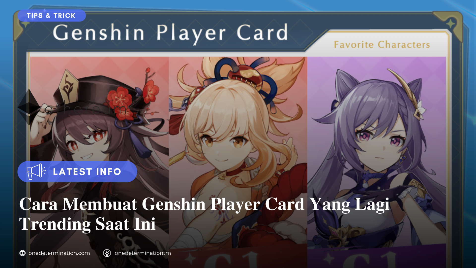 genshin impact player card