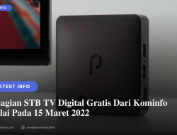STB TV Digital Gratis Dari Kominfo