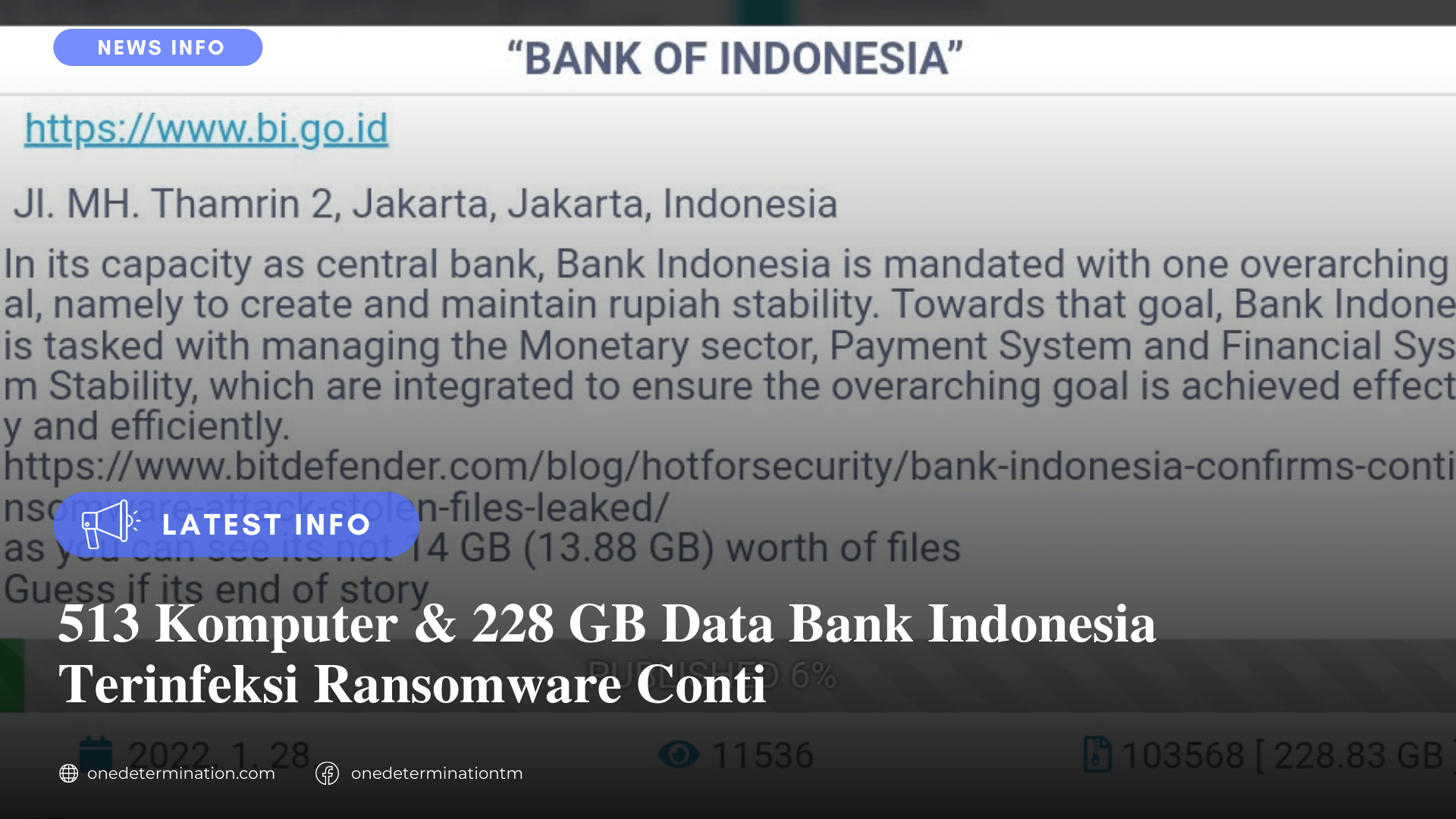 ransomware conti bank indonesia