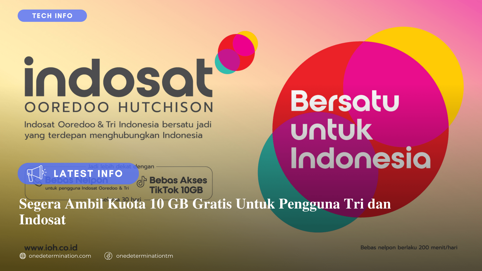 Kuota 10 GB Gratis Indosat & Tri