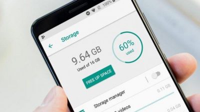 mengecek memori hp android