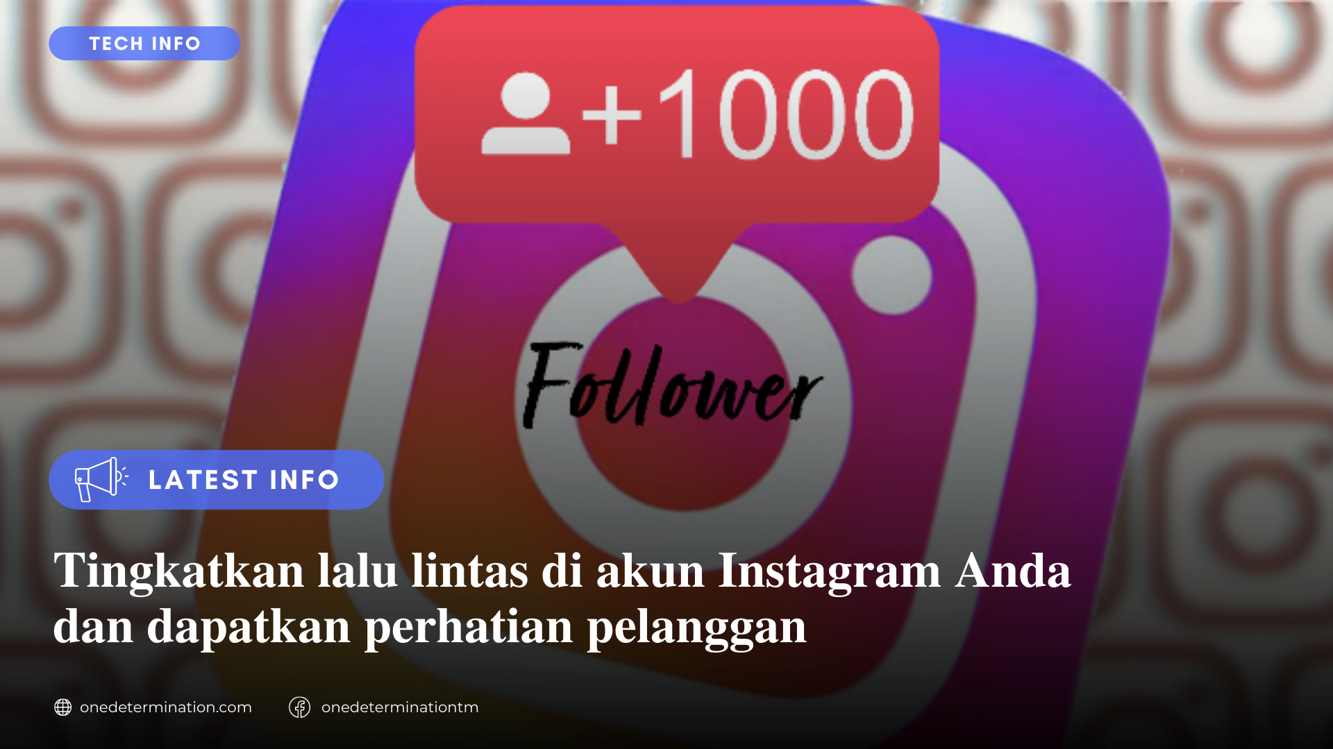 lalu lintas di akun Instagram