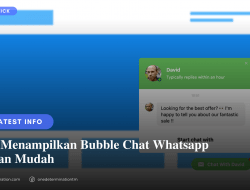 Cara Menampilkan Bubble Chat Whatsapp