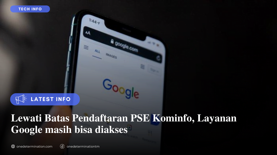 google tidak terdaftar PSE
