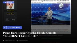 Pesan Dari Hacker Untuk Kominfo BERHENTI JADI IDIOT