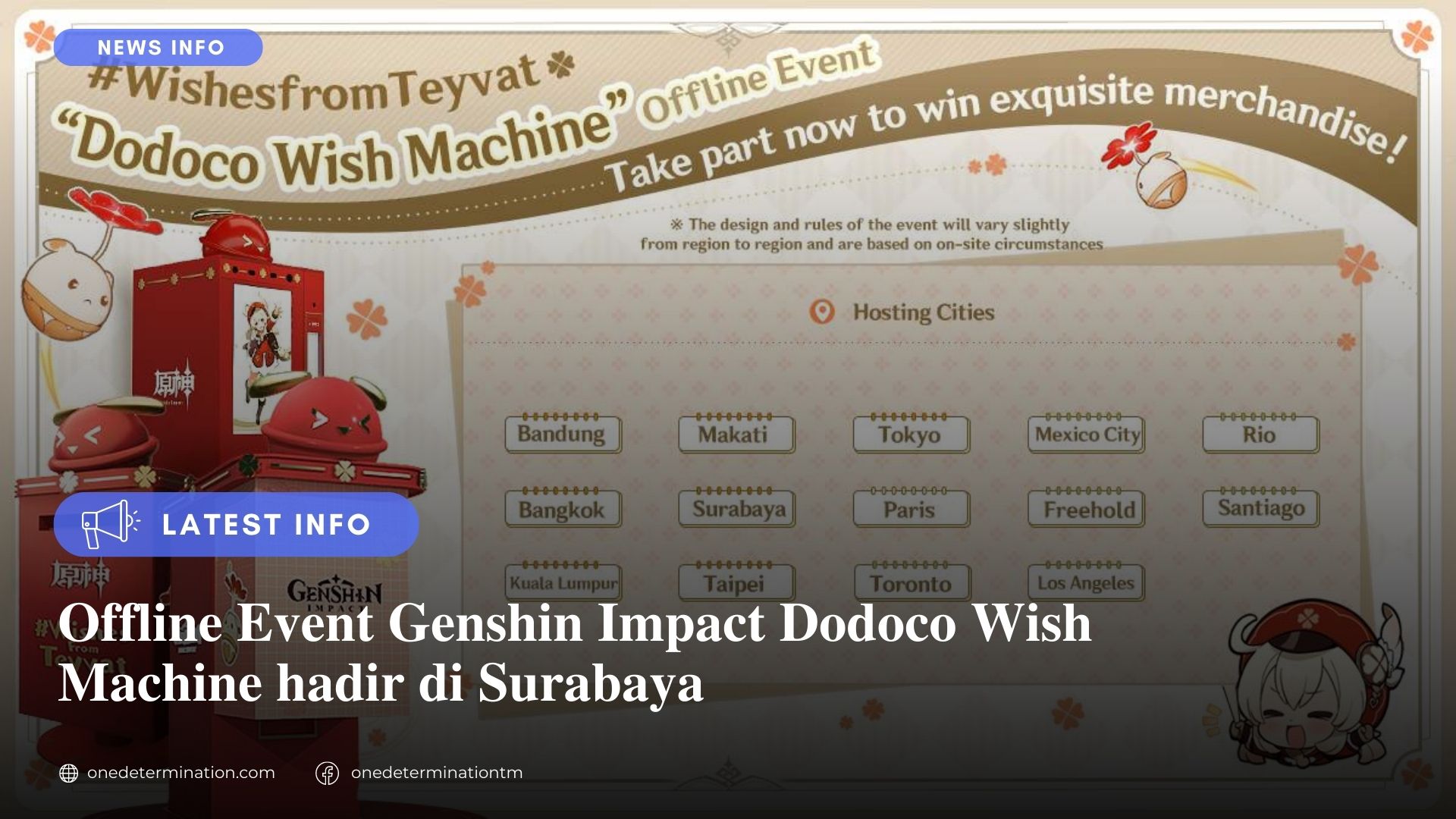 event genshin impact surabaya Dodoco Wish Machine