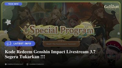 Kode Redeem Genshin Impact 3.7