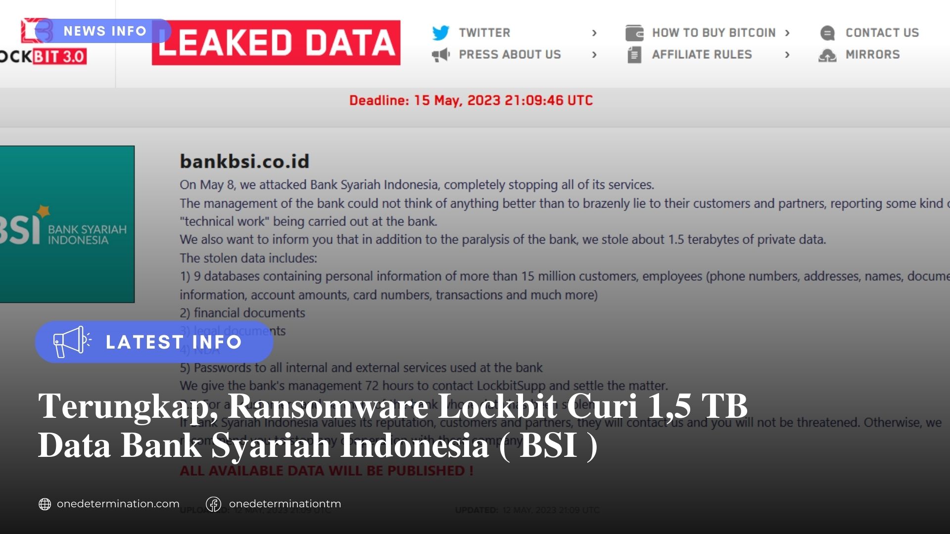 ransomware lockbit curi data bank BSI