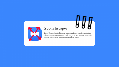 Inilah Aplikasi Zoom Escaper Untuk Kabur Dari Rapat Online