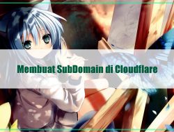 Membuat SubDomain di Cloudflare