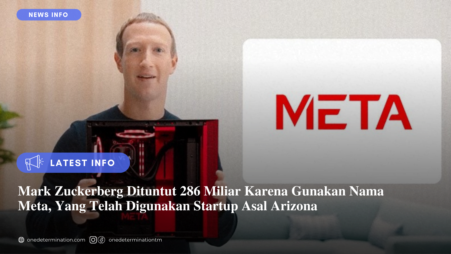 Mark Zuckerberg Dituntut 286 Miliar