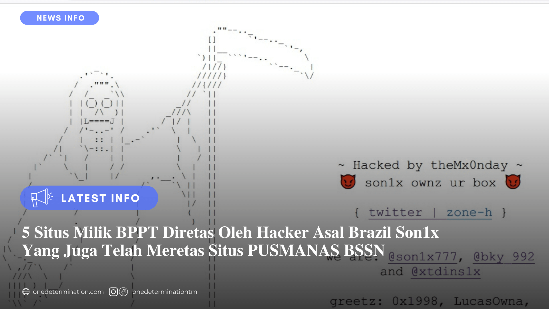 Website Milik BPPT Diretas Oleh Hacker Brazil Son1x