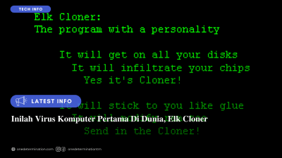 Inilah Virus Komputer Pertama Di Dunia Elk Cloner