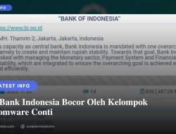Data Bank Indonesia Bocor Oleh Kelompok Ransomware Conti