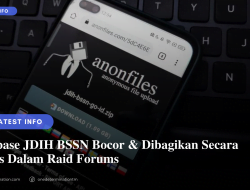 Database JDIH BSSN Bocor & Dibagikan Secara Gratis