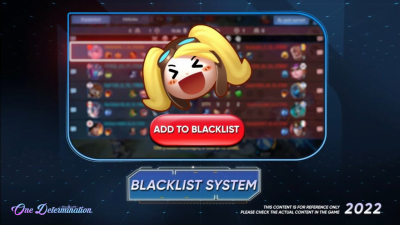 Fitur Baru Mobile Legend Blacklist System
