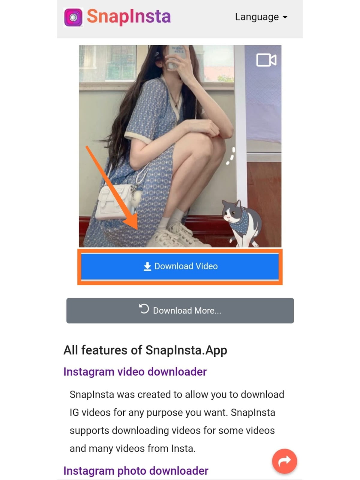 SnapInsta - Instagram video downloader terkemuka