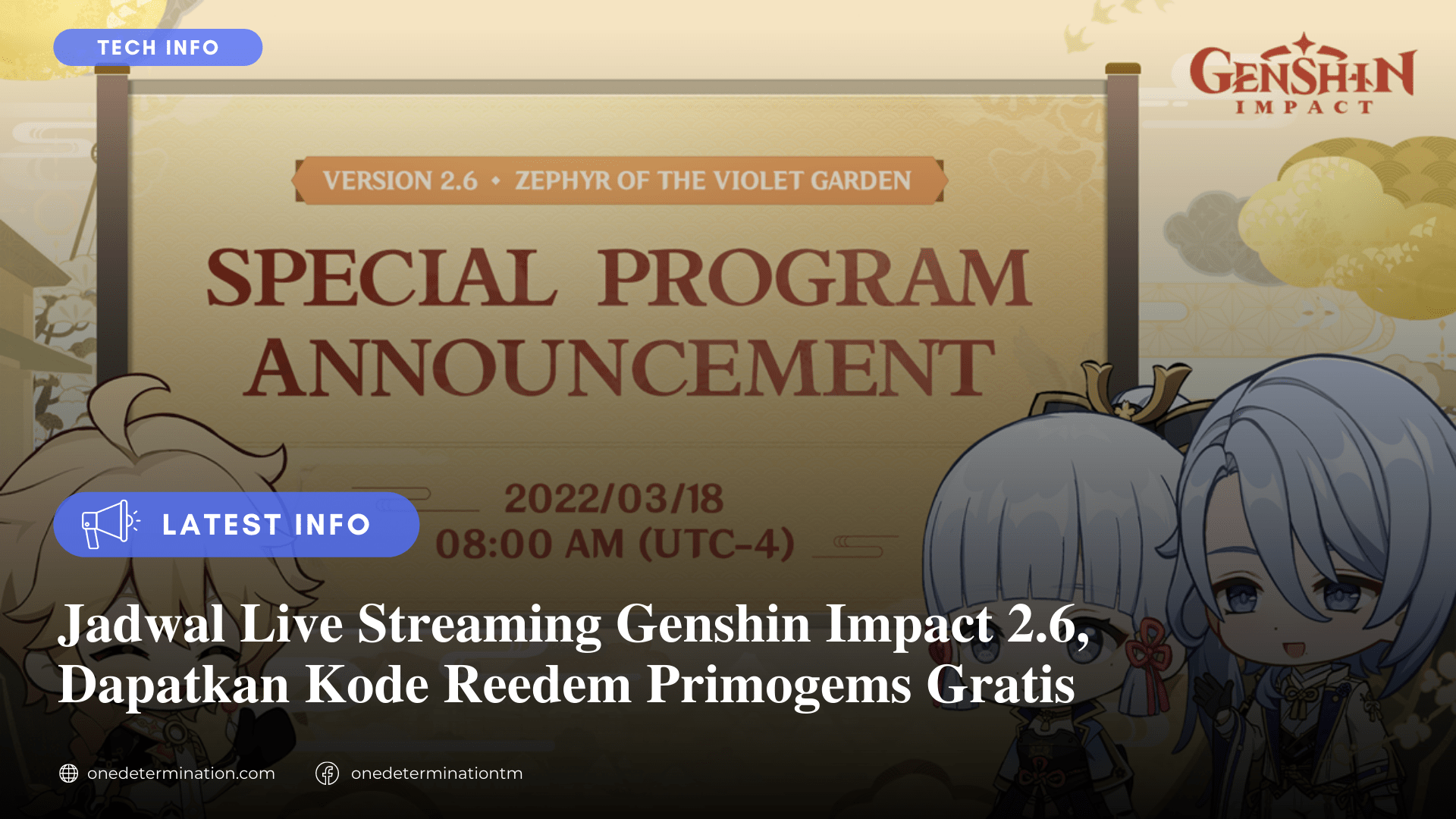 Live Streaming Genshin Impact 2.6