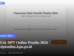 Cara Cek DPT Online Pemilu 2024 di cekdptonline.kpu.go.id